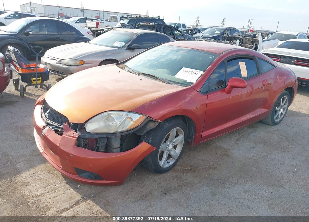 2008 MITSUBISHI ECLIPSE GS VIN: 4A3AK24F88E041268