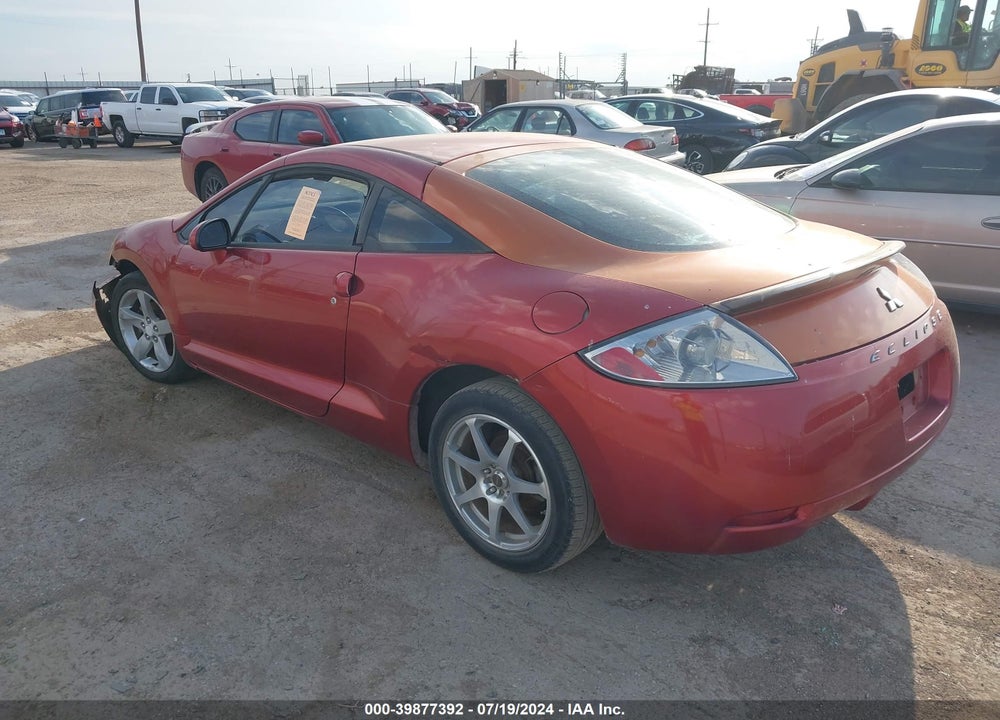 2008 MITSUBISHI ECLIPSE GS VIN: 4A3AK24F88E041268