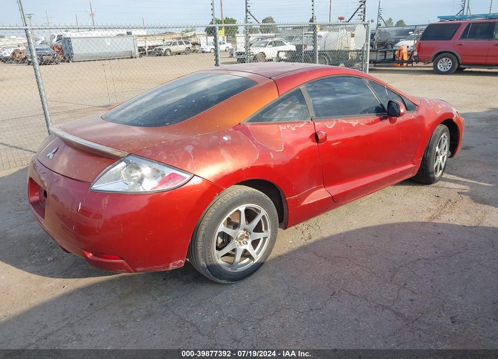 2008 MITSUBISHI ECLIPSE GS VIN: 4A3AK24F88E041268