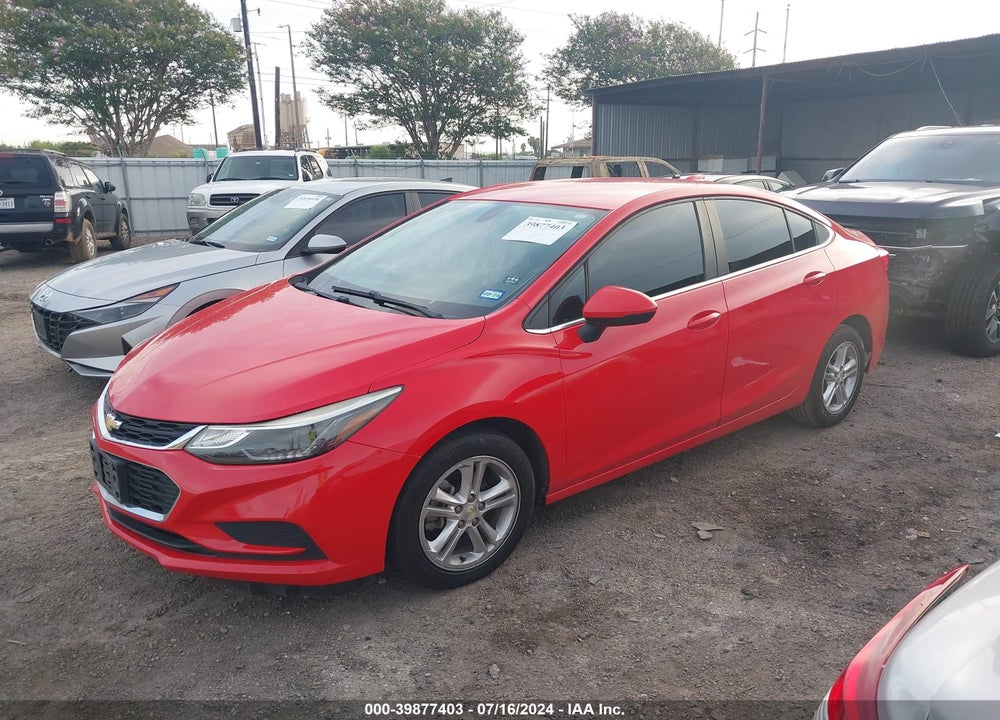 2018 CHEVROLET CRUZE LT AUTO VIN: 1G1BE5SM1J7247486