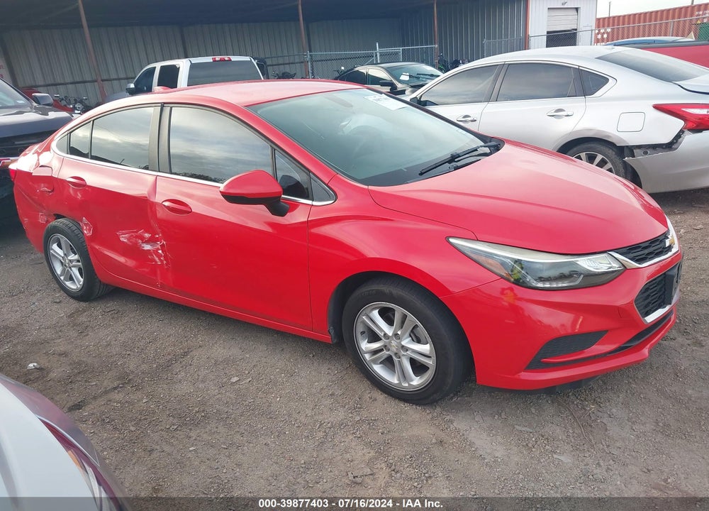 2018 CHEVROLET CRUZE LT AUTO VIN: 1G1BE5SM1J7247486