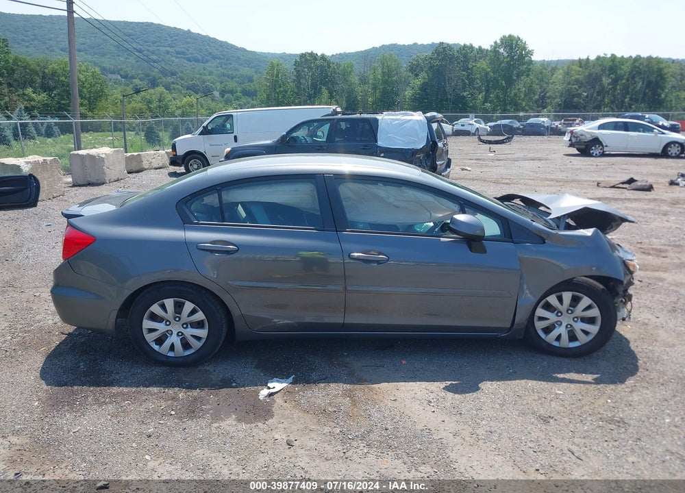 2012 HONDA CIVIC LX VIN: 19XFB2F53CE380059