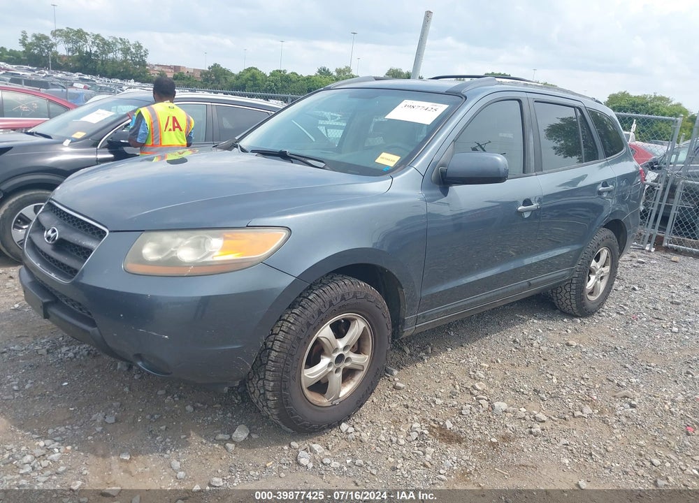 2007 HYUNDAI SANTA FE GLS VIN: 5NMSG13D67H089589
