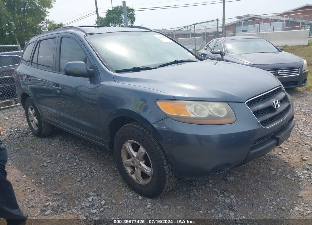 2007 HYUNDAI SANTA FE GLS VIN: 5NMSG13D67H089589