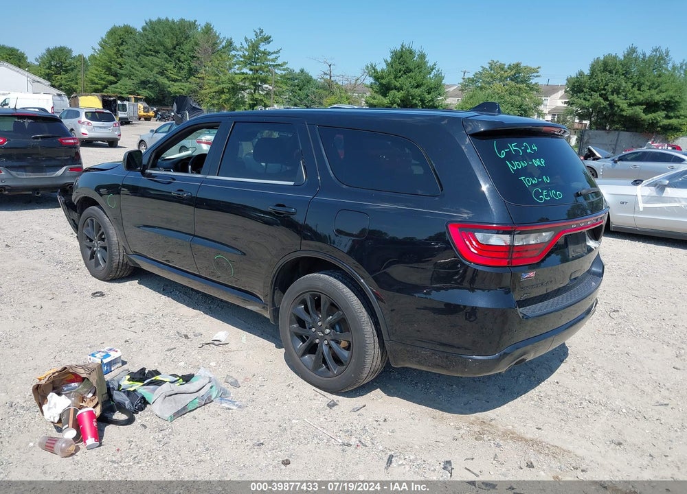2019 DODGE DURANGO SXT AWD VIN: 1C4RDJAG7KC606278