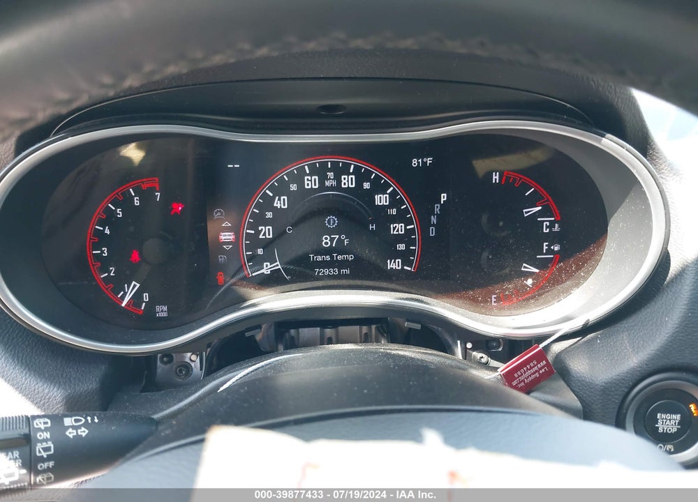 2019 DODGE DURANGO SXT AWD VIN: 1C4RDJAG7KC606278