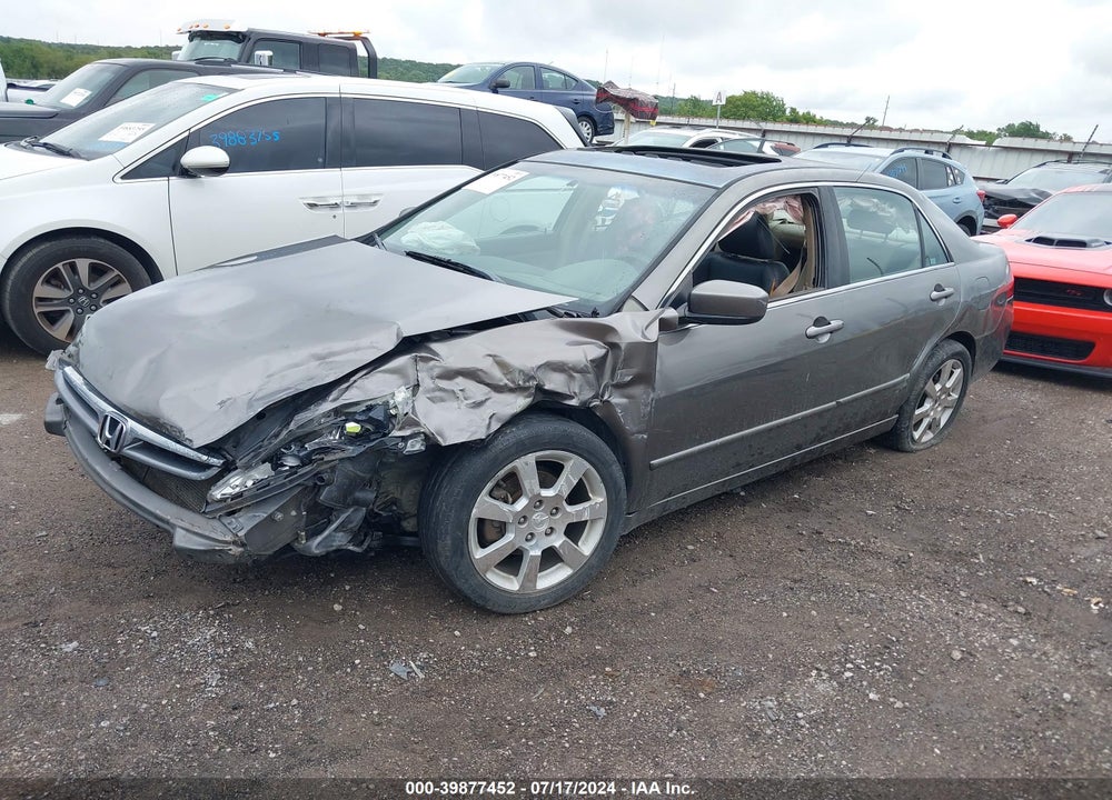 2006 HONDA ACCORD SDN EX-L V6 WITH NAVI VIN: 1HGCM66826A048184