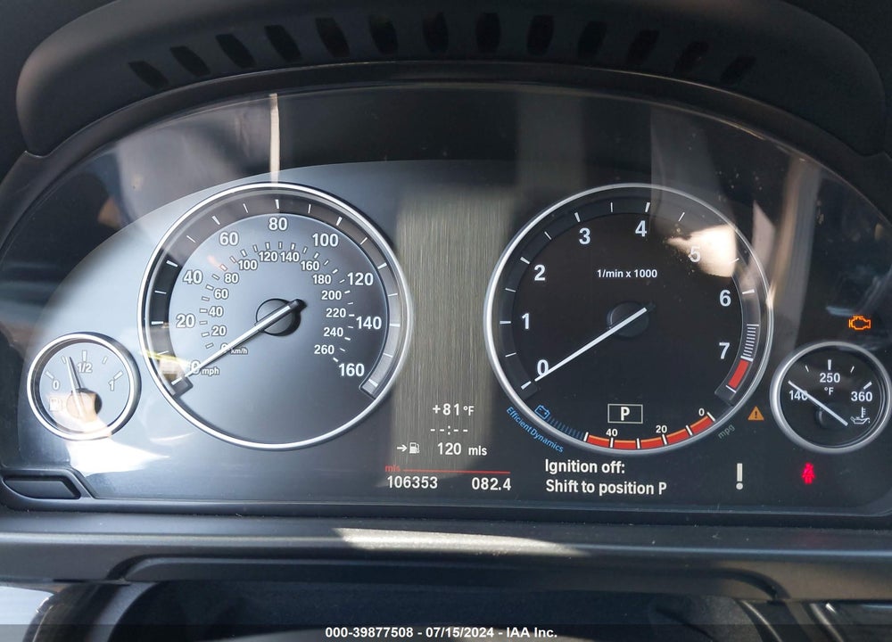 2013 BMW 528I VIN: WBAXG5C51DDY37754