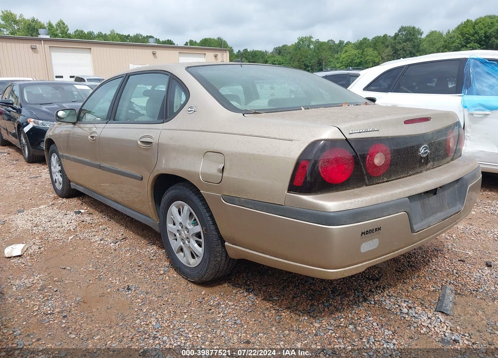 2005 CHEVROLET IMPALA VIN: 2G1WF52E759207408