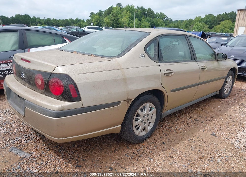 2005 CHEVROLET IMPALA VIN: 2G1WF52E759207408