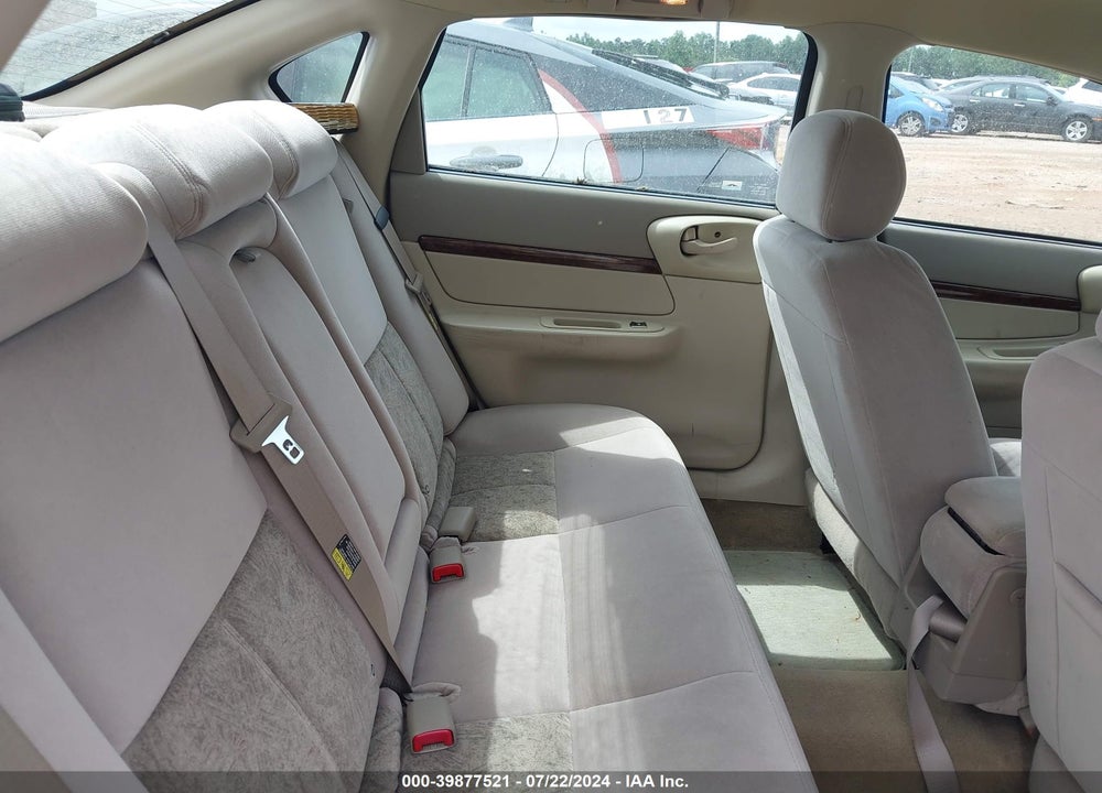 2005 CHEVROLET IMPALA VIN: 2G1WF52E759207408