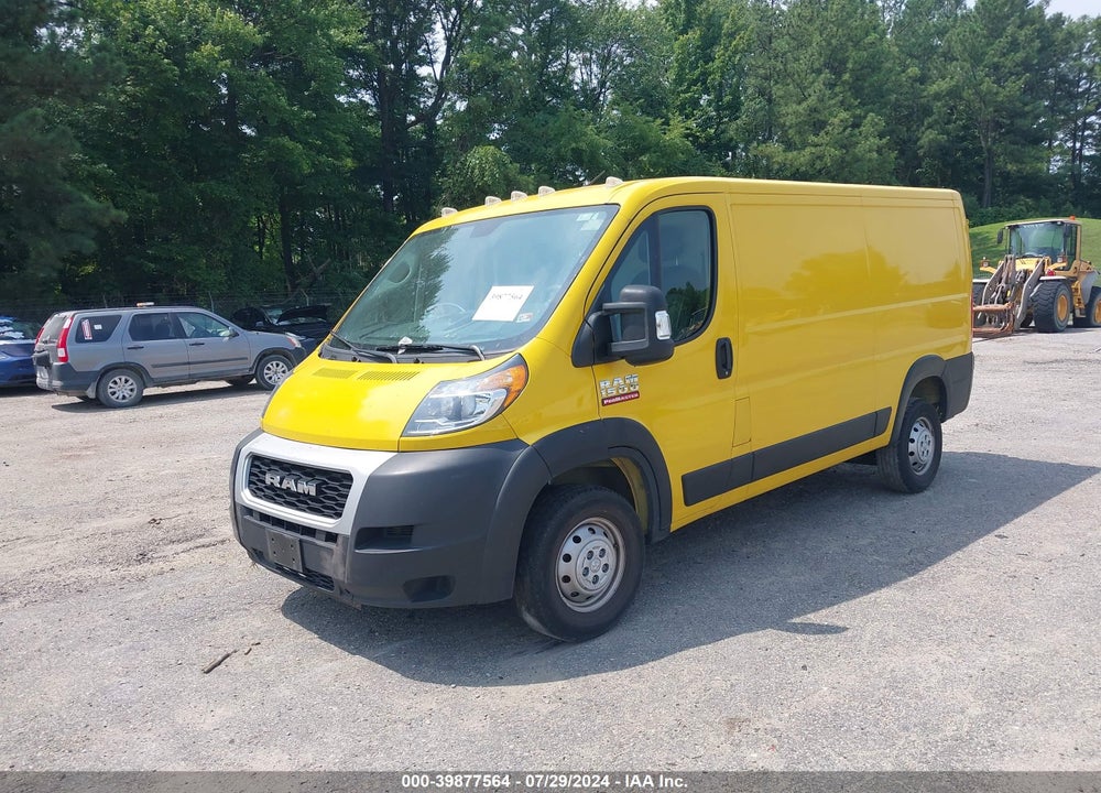 2022 RAM PROMASTER 1500 LOW ROOF 136 WB VIN: 3C6LRVAG8NE109548