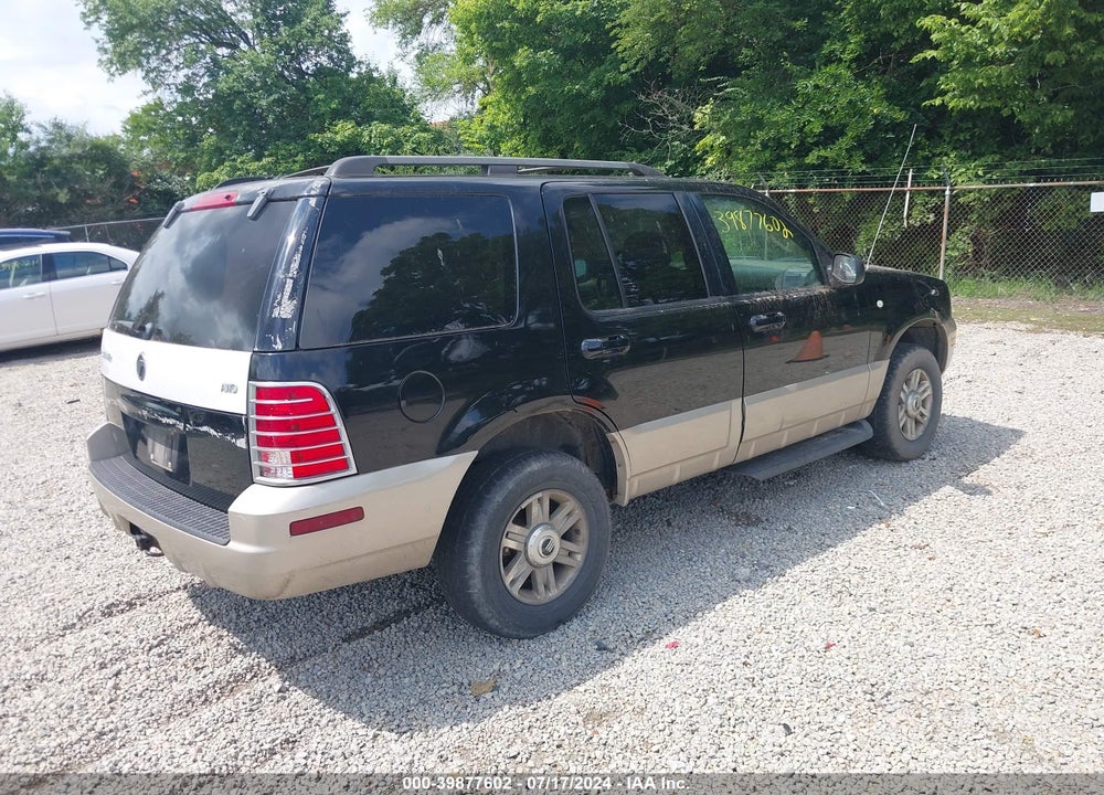 2004 MERCURY MOUNTAINEER VIN: 4M2ZU86K84UJ01895