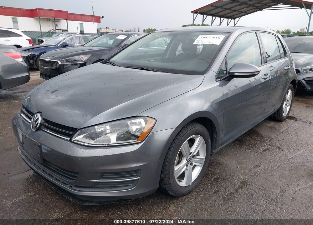2015 VOLKSWAGEN GOLF TDI S 4-DOOR VIN: 3VW2A7AU9FM064783