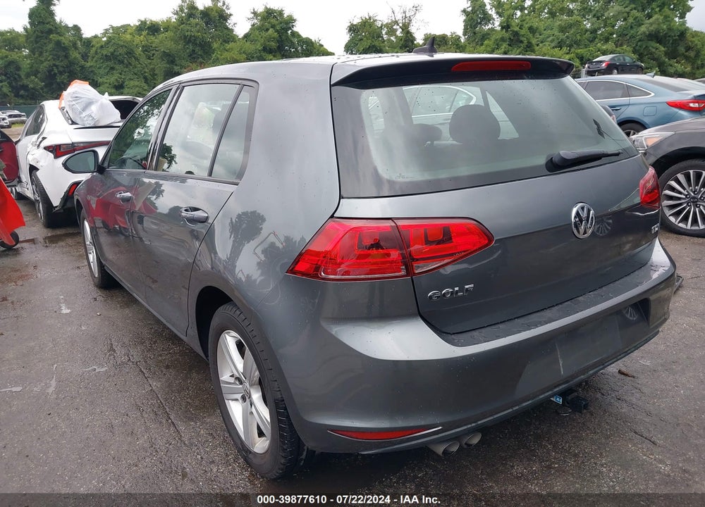 2015 VOLKSWAGEN GOLF TDI S 4-DOOR VIN: 3VW2A7AU9FM064783