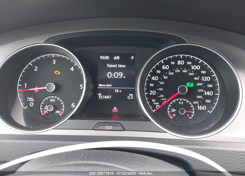 2015 VOLKSWAGEN GOLF TDI S 4-DOOR VIN: 3VW2A7AU9FM064783