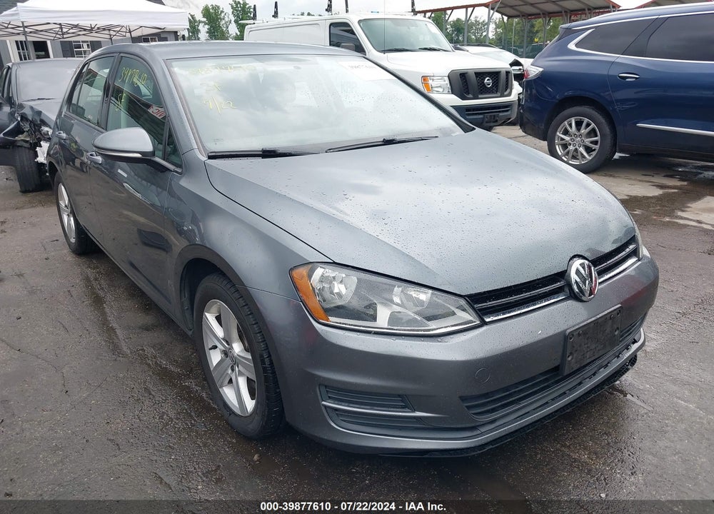 2015 VOLKSWAGEN GOLF TDI S 4-DOOR VIN: 3VW2A7AU9FM064783