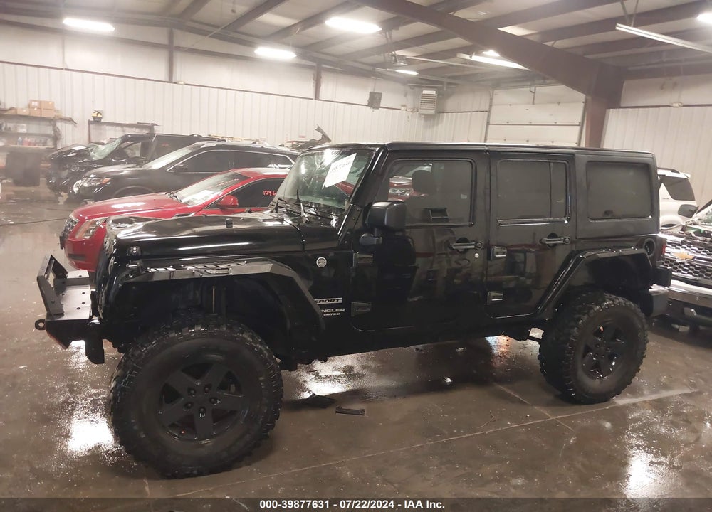 2016 JEEP WRANGLER UNLIMITED SPORT VIN: 1C4BJWDG7GL341033