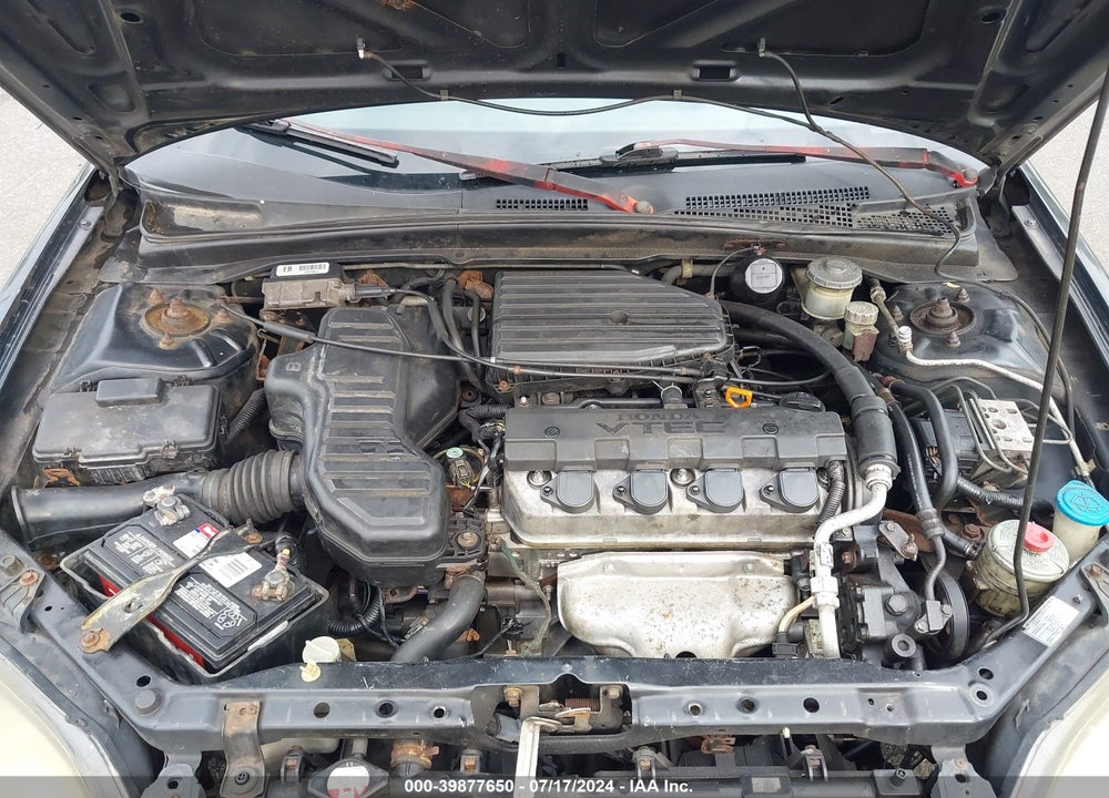 2002 HONDA CIVIC EX VIN: 1HGEM21912L047950