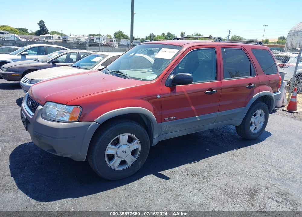 2001 FORD ESCAPE XLT VIN: 1FMYU031X1KC22297