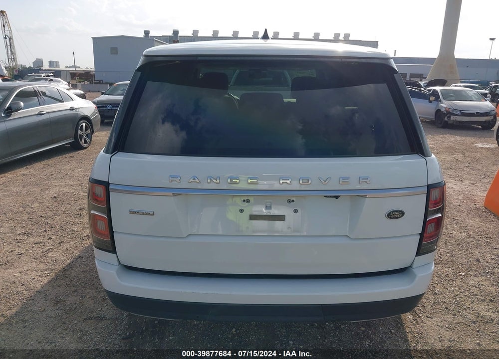 2018 LAND ROVER RANGE ROVER 5.0L V8 SUPERCHARGED VIN: SALGS5RE0JA382104