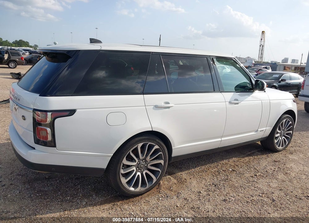 2018 LAND ROVER RANGE ROVER 5.0L V8 SUPERCHARGED VIN: SALGS5RE0JA382104