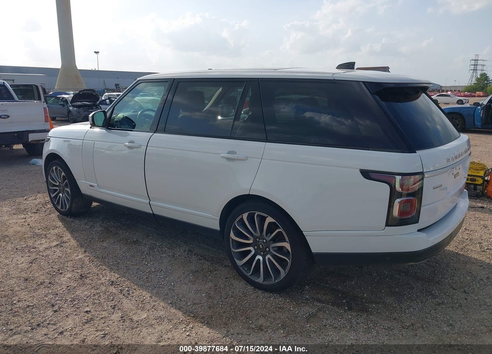 2018 LAND ROVER RANGE ROVER 5.0L V8 SUPERCHARGED VIN: SALGS5RE0JA382104
