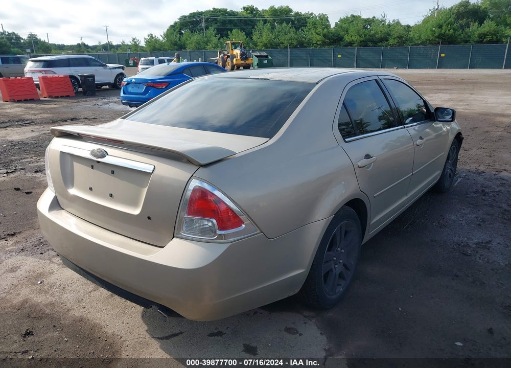 2007 FORD FUSION SEL VIN: 3FAHP08117R123608