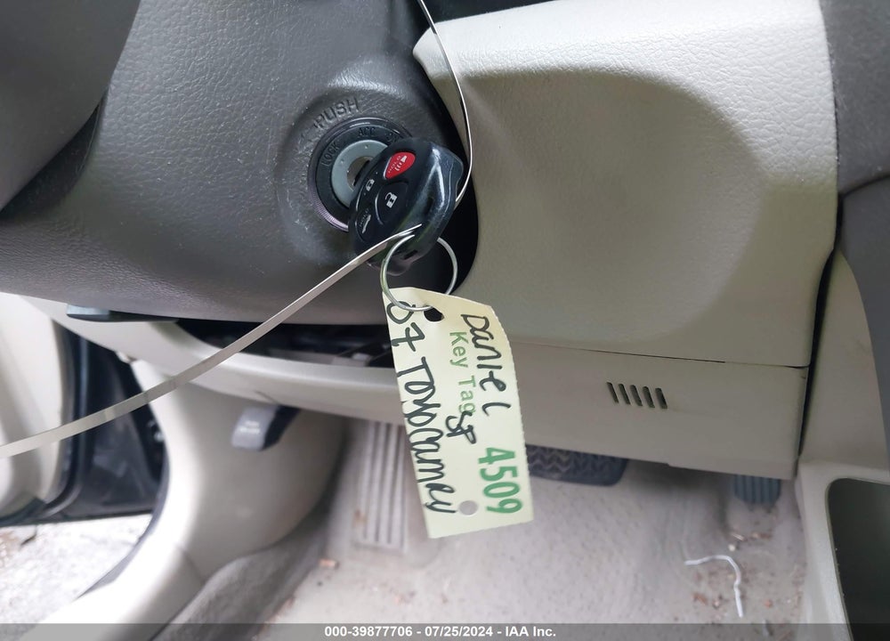 2007 TOYOTA CAMRY XLE V6 VIN: 4T1BK46K37U542386