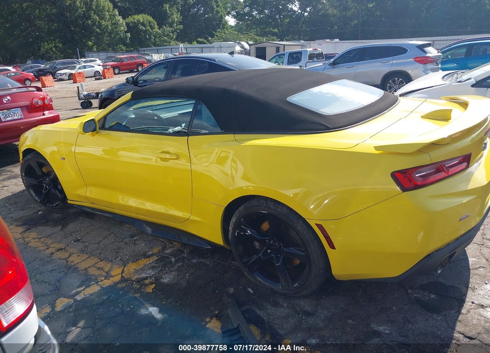 2018 CHEVROLET CAMARO 1SS VIN: 1G1FF3D75J0119366