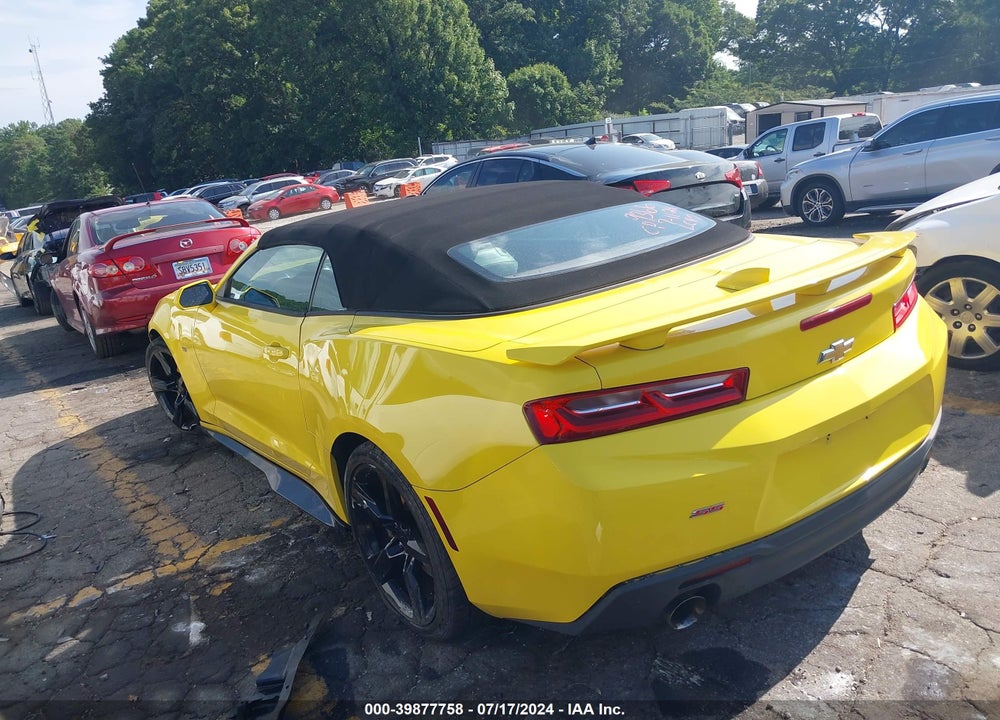 2018 CHEVROLET CAMARO 1SS VIN: 1G1FF3D75J0119366