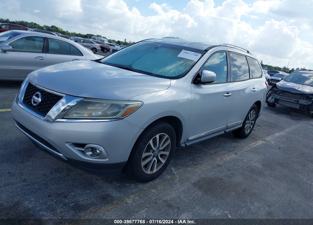 2013 NISSAN PATHFINDER SL VIN: 5N1AR2MN9DC637948