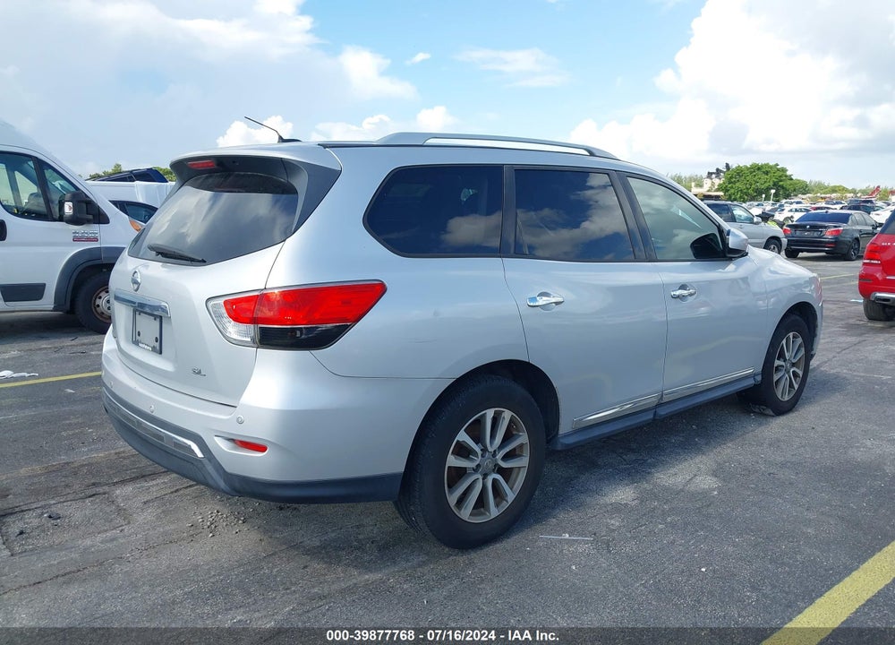 2013 NISSAN PATHFINDER SL VIN: 5N1AR2MN9DC637948