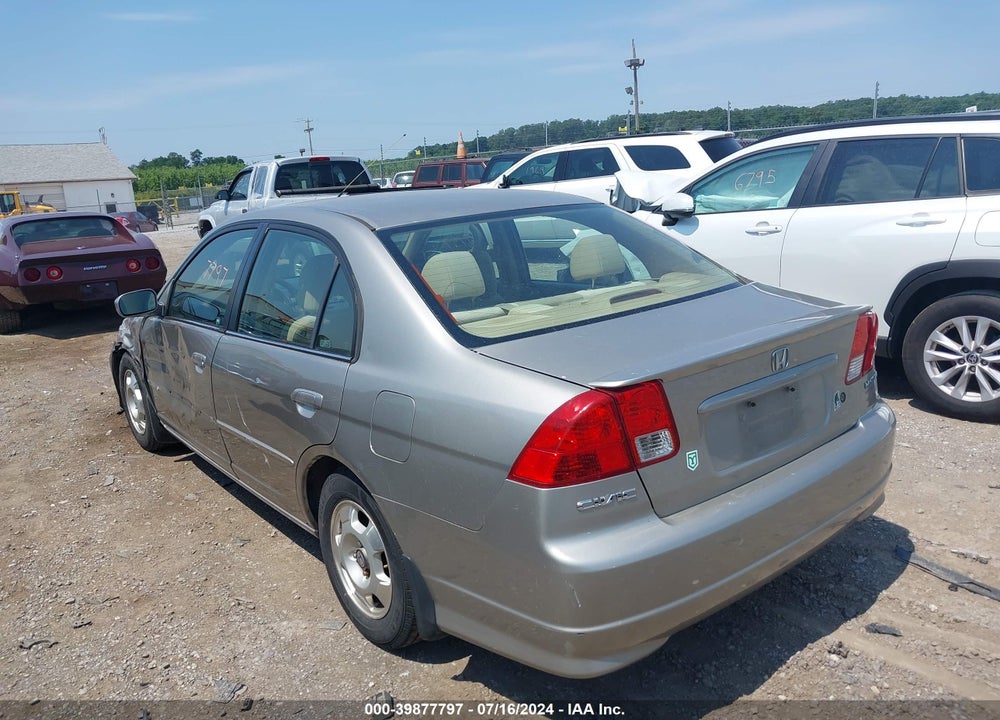 2004 HONDA CIVIC HYBRID VIN: JHMES96614S015065