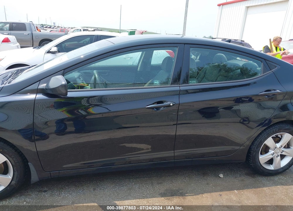 2013 HYUNDAI ELANTRA GLS VIN: 5NPDH4AEXDH268090
