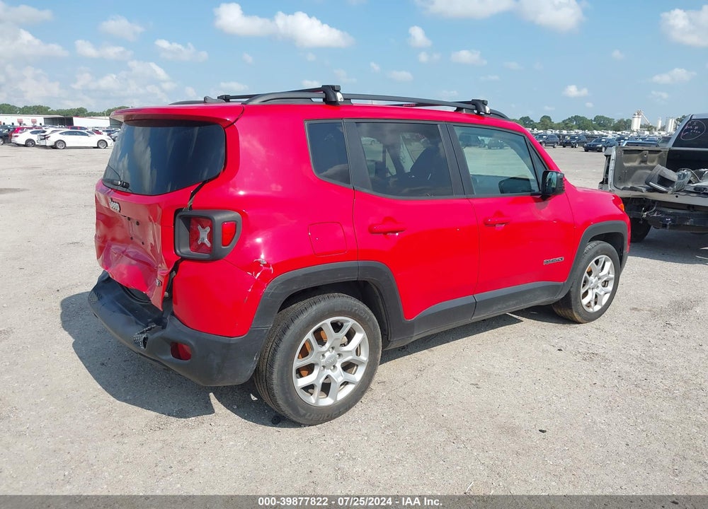 2016 JEEP RENEGADE LATITUDE VIN: ZACCJABT4GPE34269