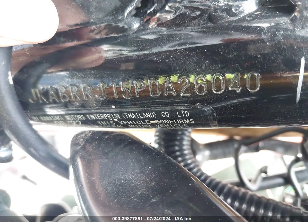 2023 KAWASAKI BR125 J VIN: JKABRRJ15PDA26040