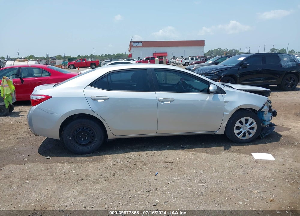 2016 TOYOTA COROLLA L VIN: 5YFBURHE1GP382038