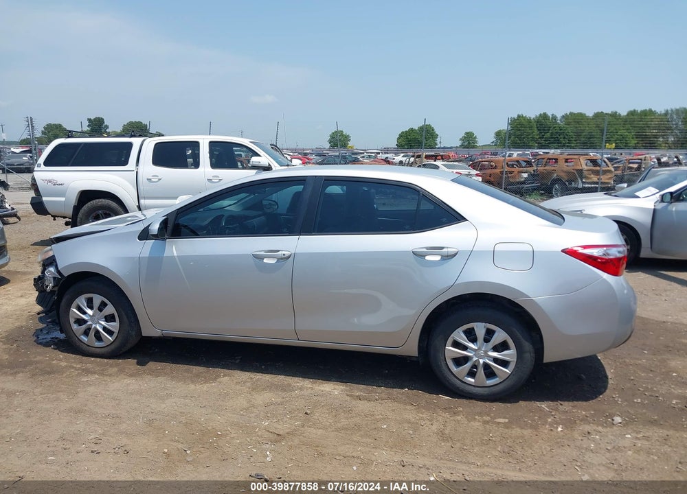 2016 TOYOTA COROLLA L VIN: 5YFBURHE1GP382038