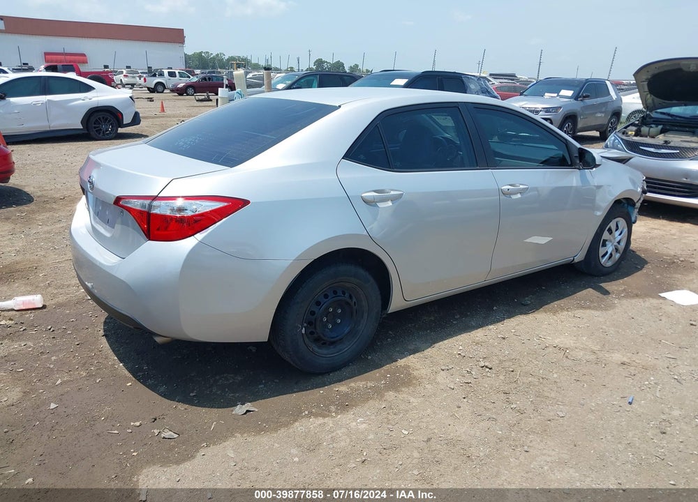 2016 TOYOTA COROLLA L VIN: 5YFBURHE1GP382038