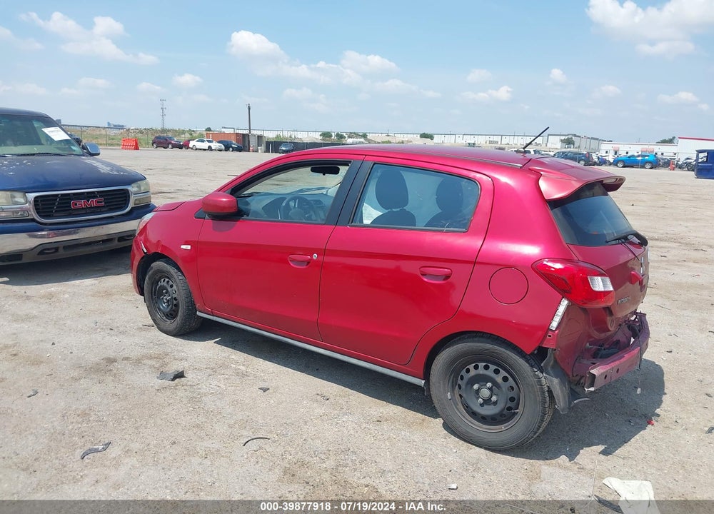 2018 MITSUBISHI MIRAGE ES VIN: ML32A3HJXJH006687