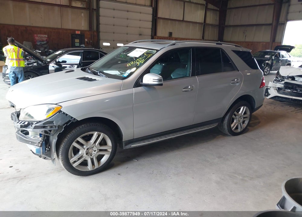 2014 MERCEDES-BENZ ML 350 4MATIC VIN: 4JGDA5HB4EA368096