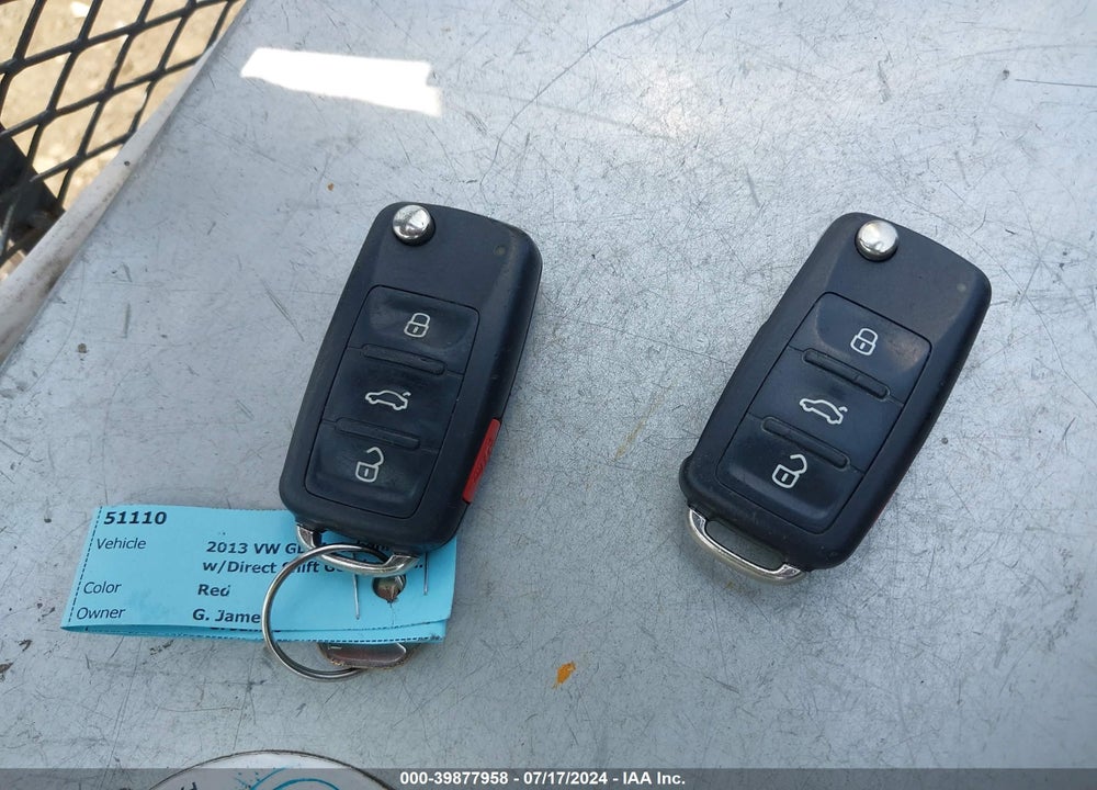 2013 VOLKSWAGEN JETTA GLI AUTOBAHN W/NAV VIN: 3VW4A7AJ4DM273134