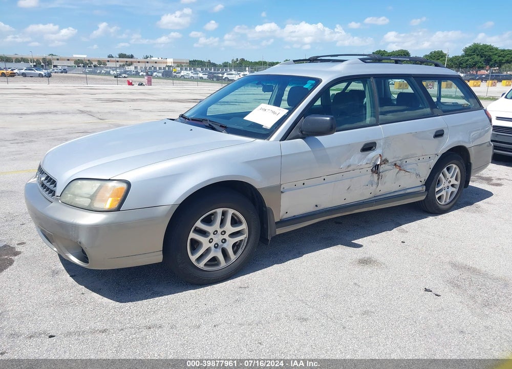 2003 SUBARU OUTBACK VIN: 4S3BH675737625982