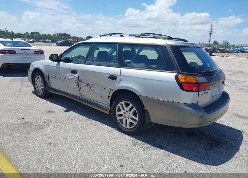 2003 SUBARU OUTBACK VIN: 4S3BH675737625982