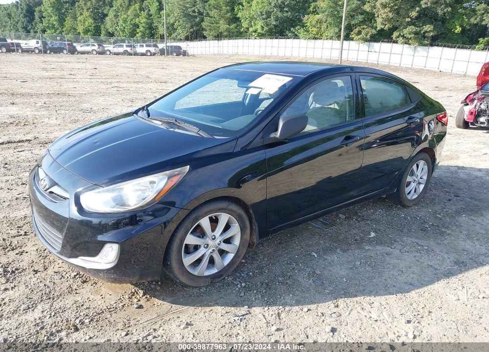 2013 HYUNDAI ACCENT GLS VIN: KMHCU4AE9DU474803