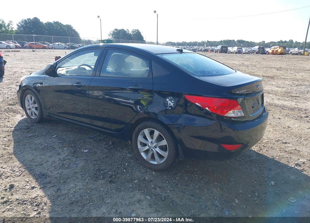 2013 HYUNDAI ACCENT GLS VIN: KMHCU4AE9DU474803