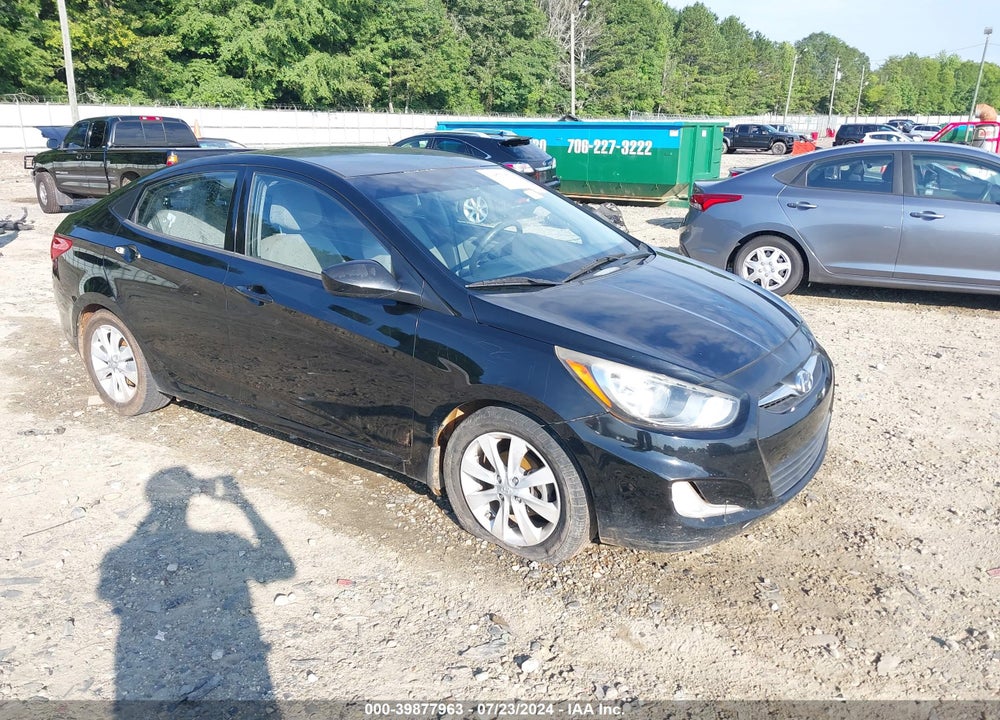 2013 HYUNDAI ACCENT GLS VIN: KMHCU4AE9DU474803