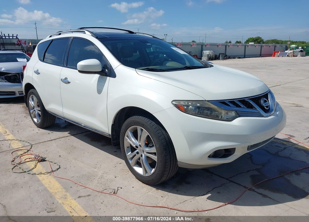 2011 NISSAN MURANO LE VIN: JN8AZ1MW2BW175479