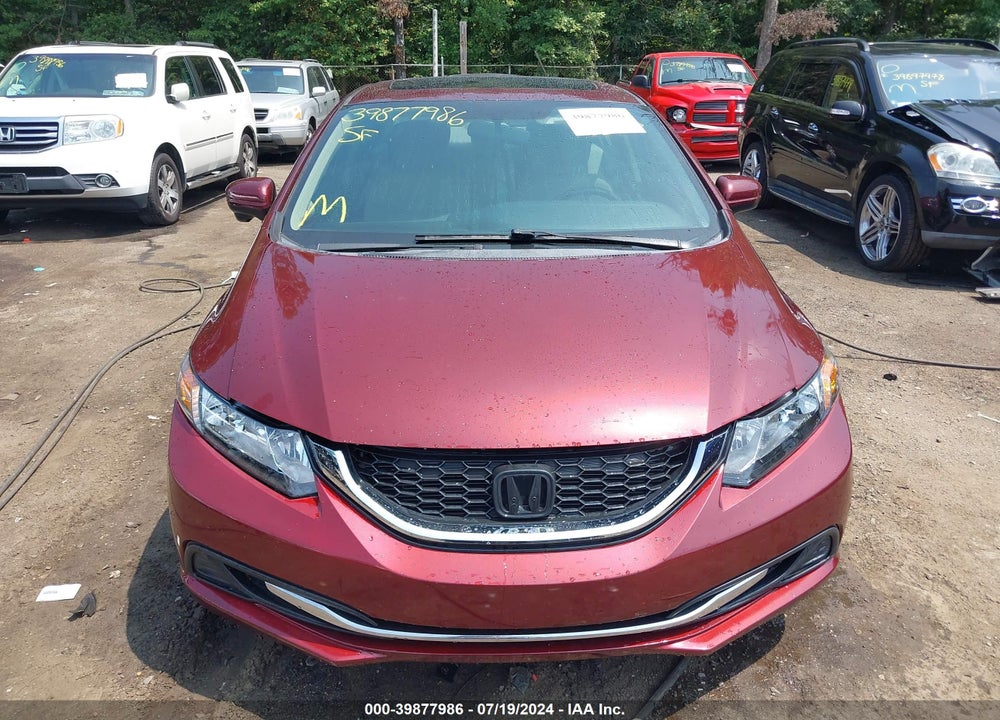 2014 HONDA CIVIC EX VIN: 19XFB2F8XEE249918
